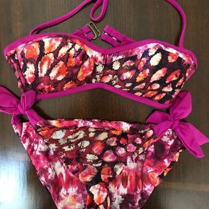 Becca 2 pc Bikini Set reversible bottom